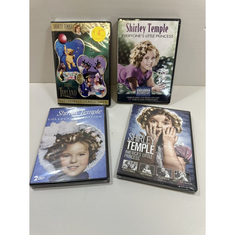 New‎ Lot Of 4 Shirley Temple DVDs  The Little Princess, Collectors Edition